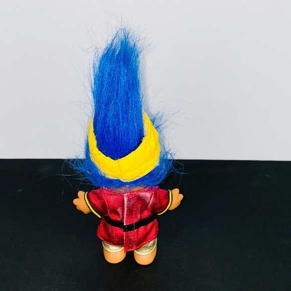 Russ Troll Doll Mystic Psychic Blue Hair Brown Eyes - Picture 4 of 7